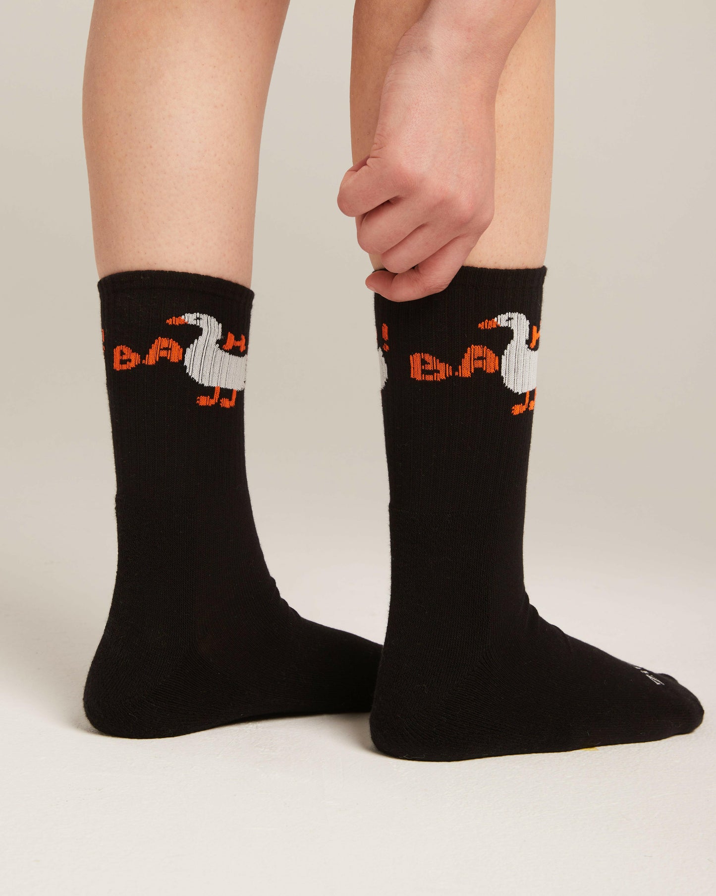 Bah! duck black socks.