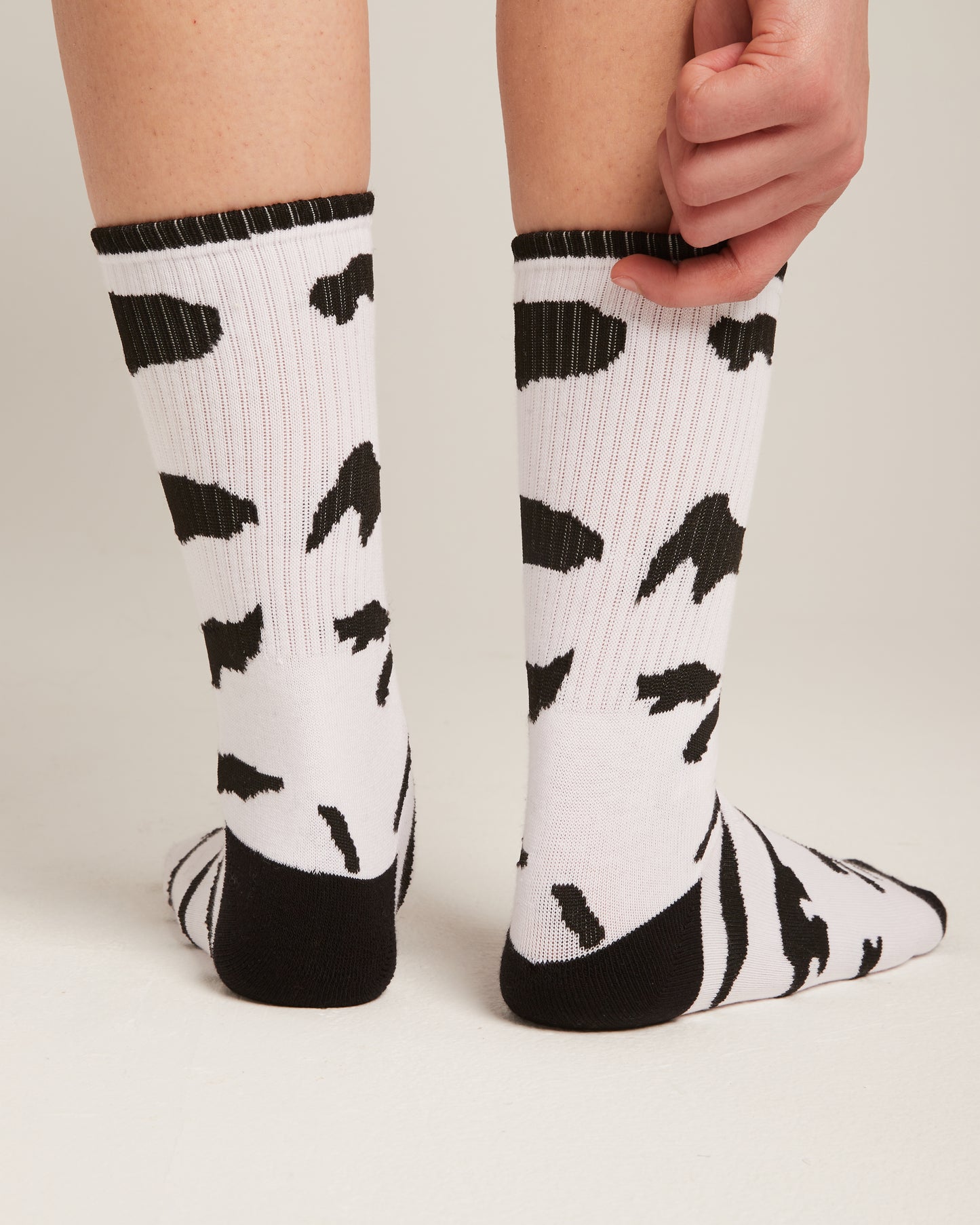 Cow pattern socks